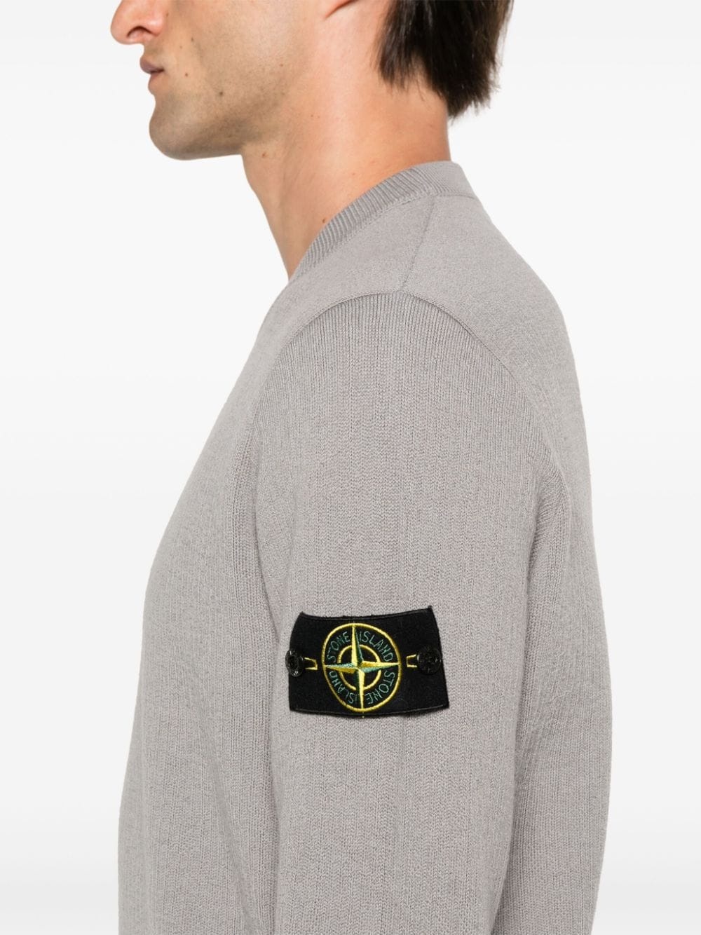 Compass-badge sweater - 5