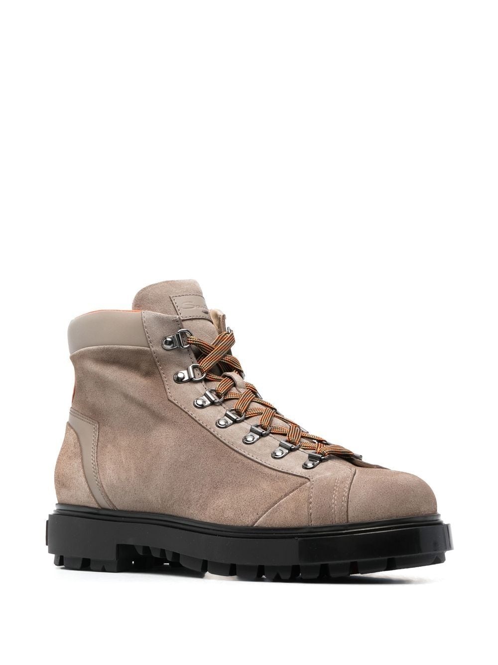 leather lace-up boots - 2