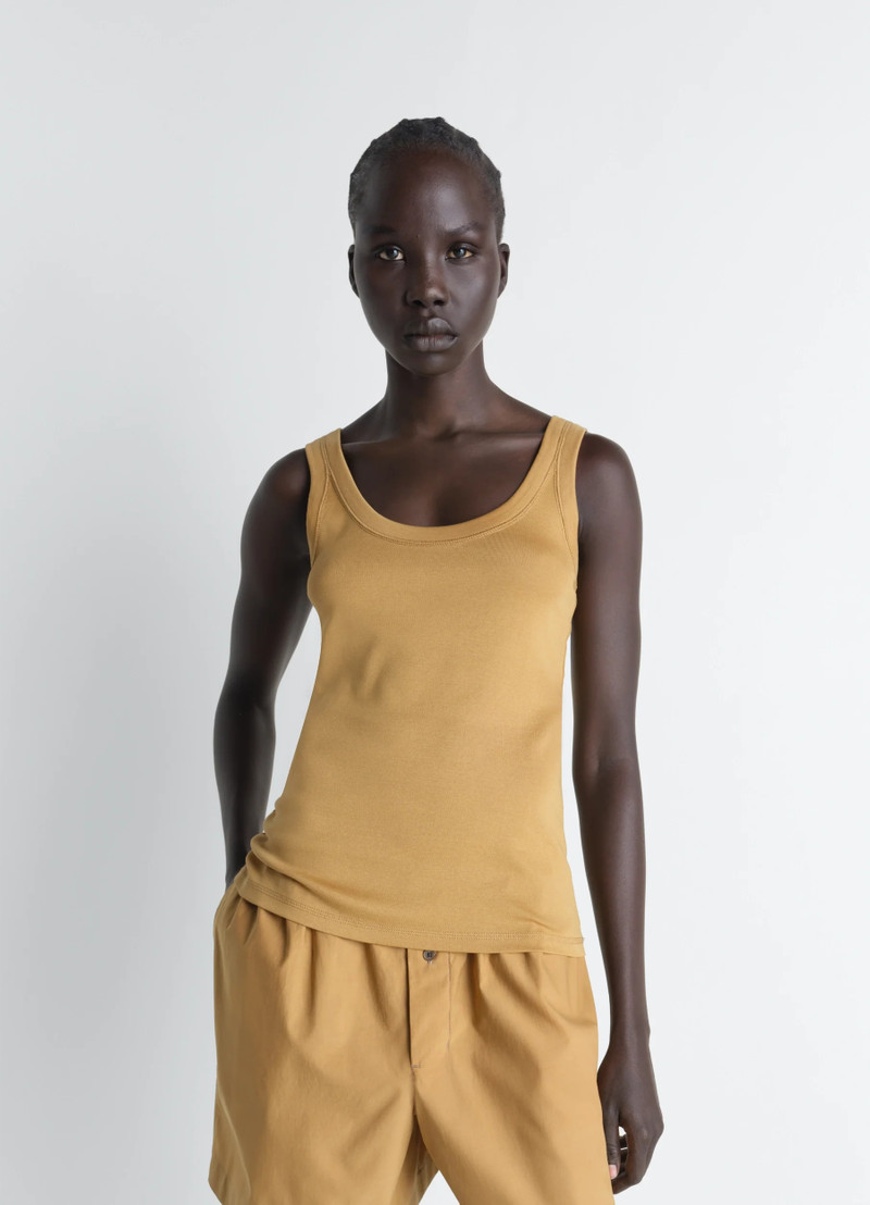 Lemaire RIB TANK TOP IN JERSEY outlook