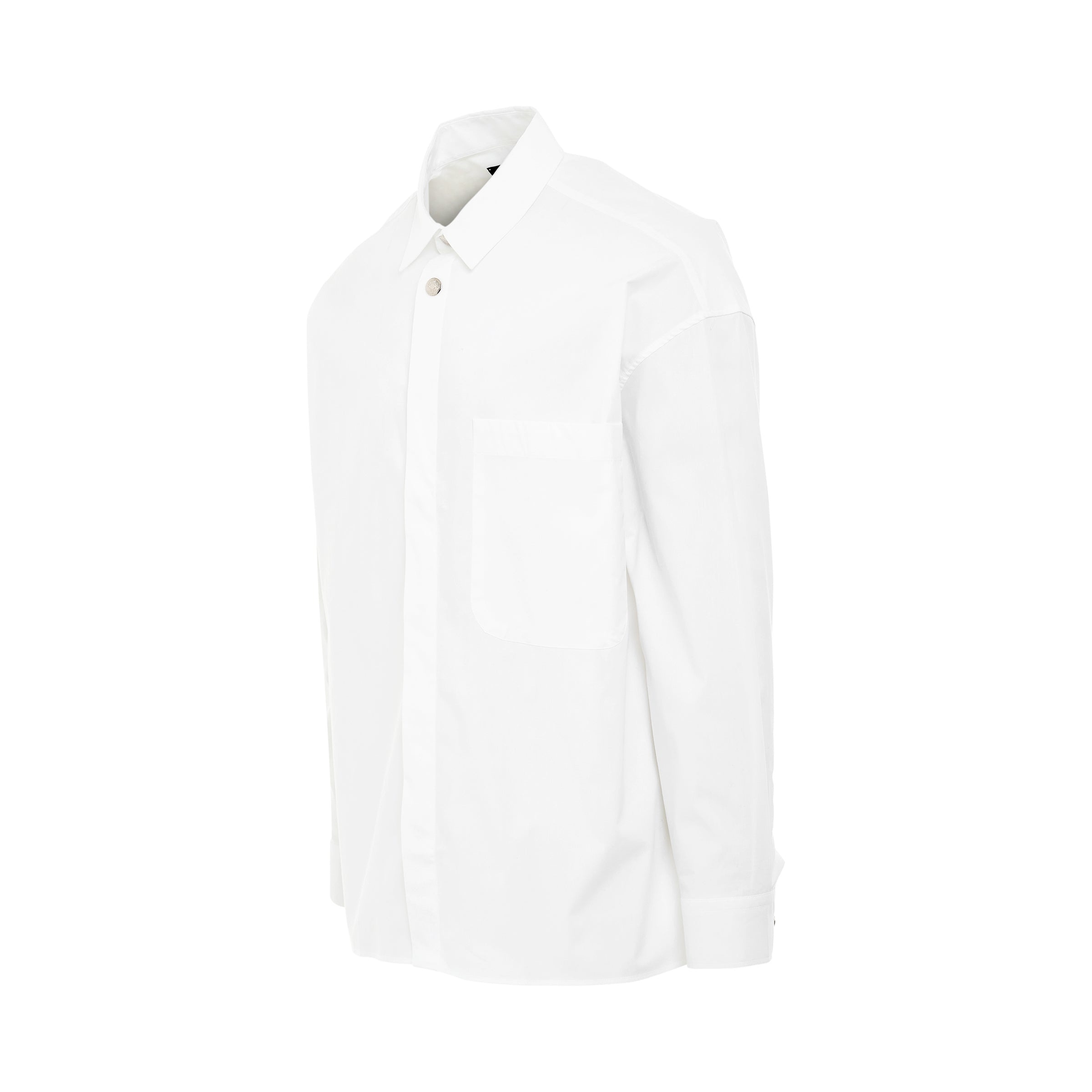 Manches Longue Shirt in White - 2