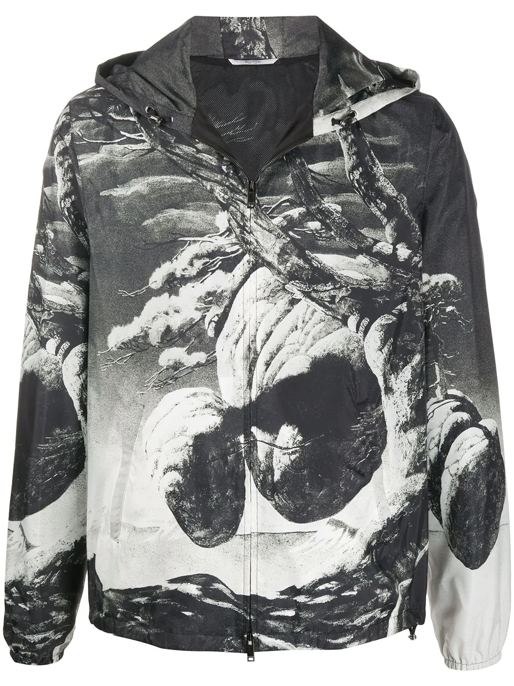 Floating Island zipped hooded jacket - 1