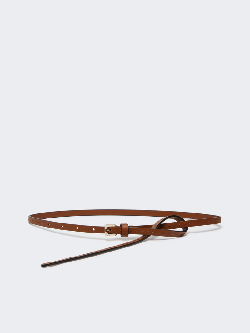 MINIBELT10 Natural leather belt 1