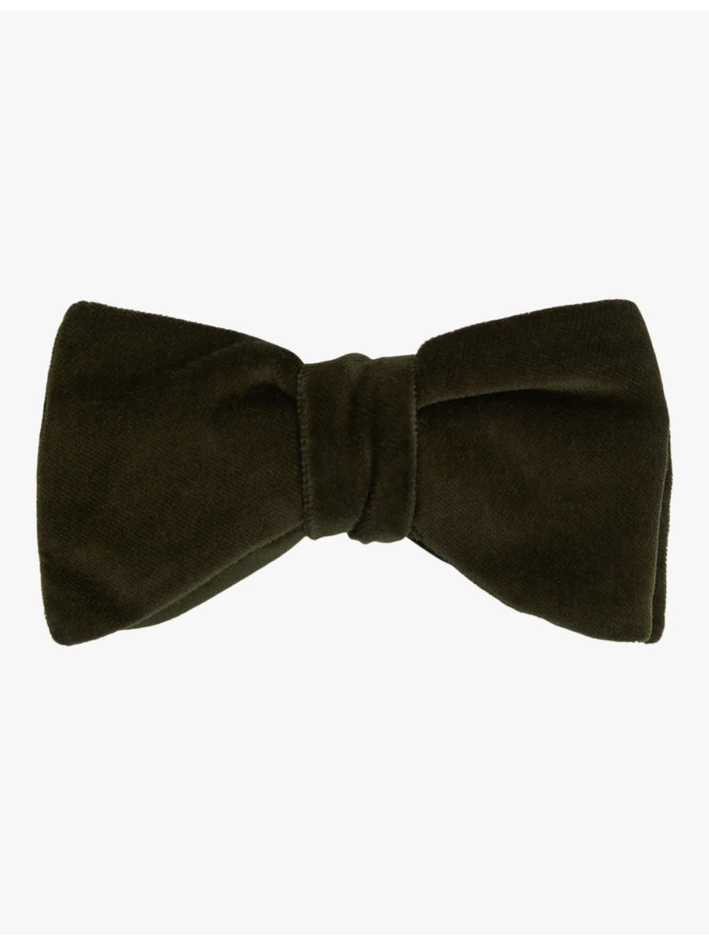 Hike double-layered velvet bow tie - 1