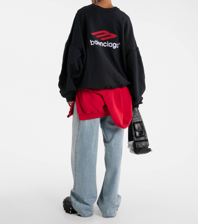 Tape Type cotton sweatshirt 3