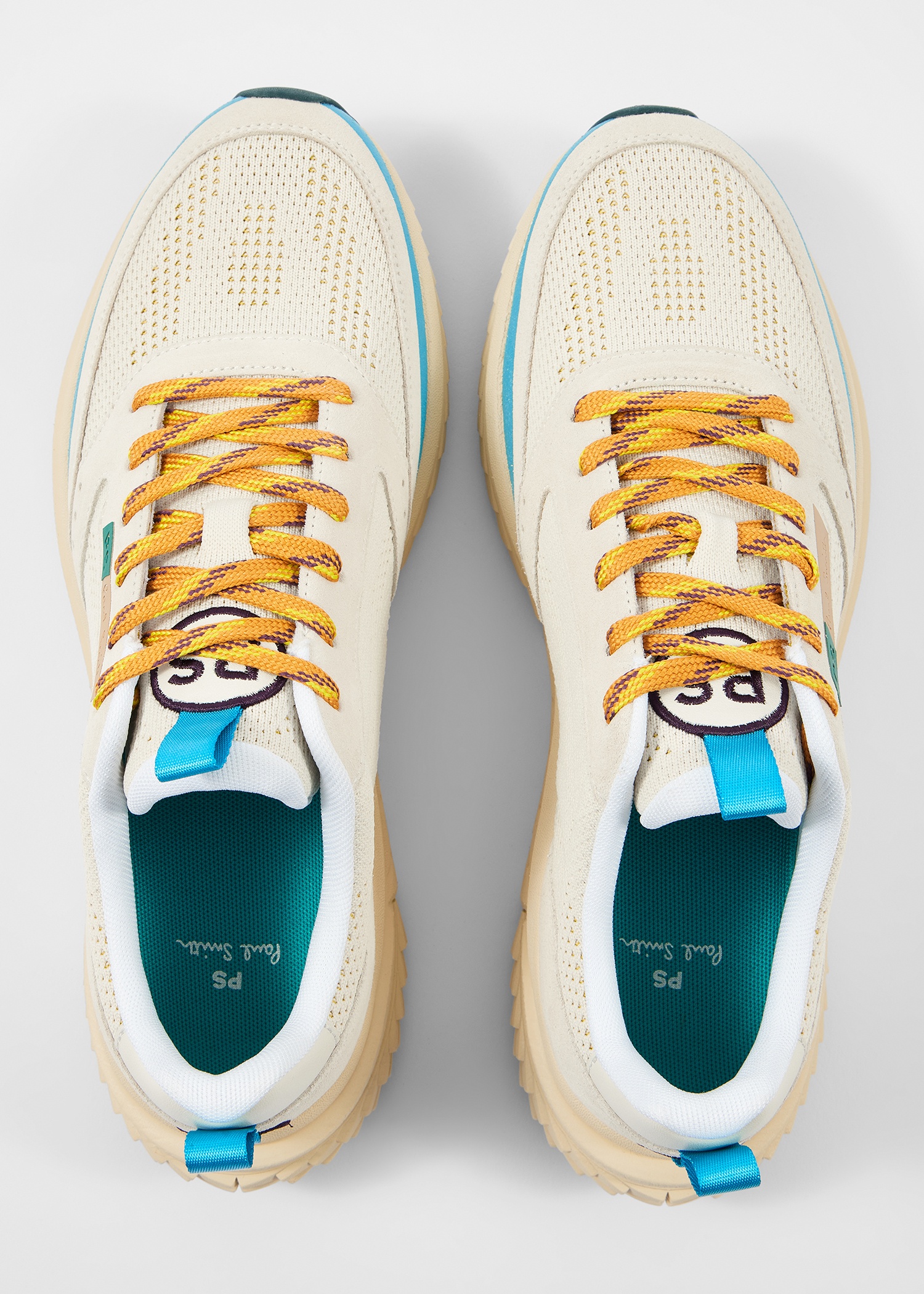 White Nylon 'Darter' Trainers - 3