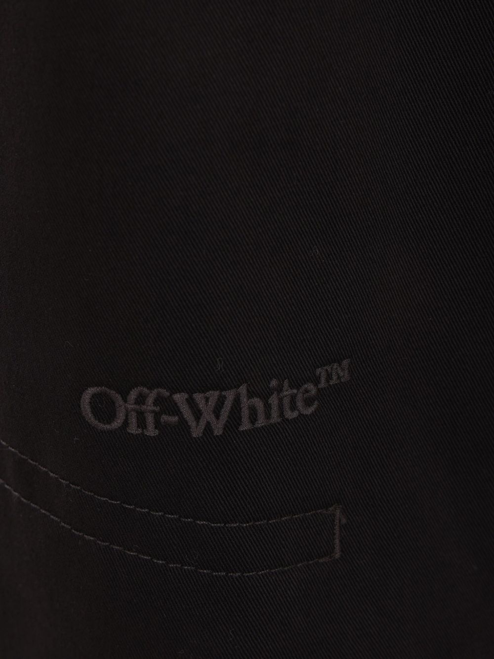 logo-embroidered cargo shorts - 3