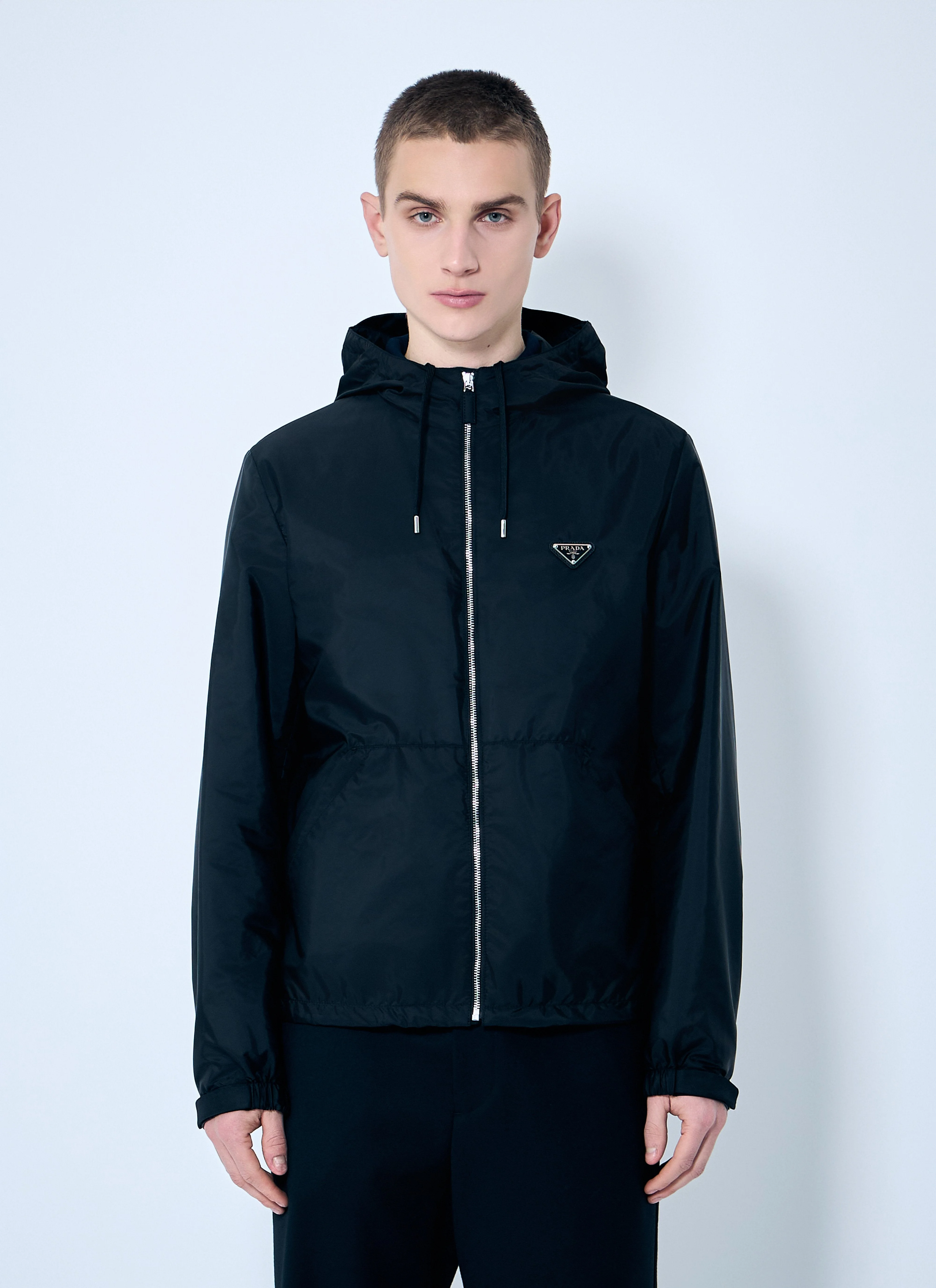 Prada Men Re-Nylon Hooded Jacket - 1