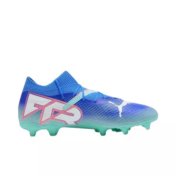 PUMA Future 7 Pro FG/AG "Bluemazing/PUMA White/Electric Peppermin" Men's Soccer Cleat - 1