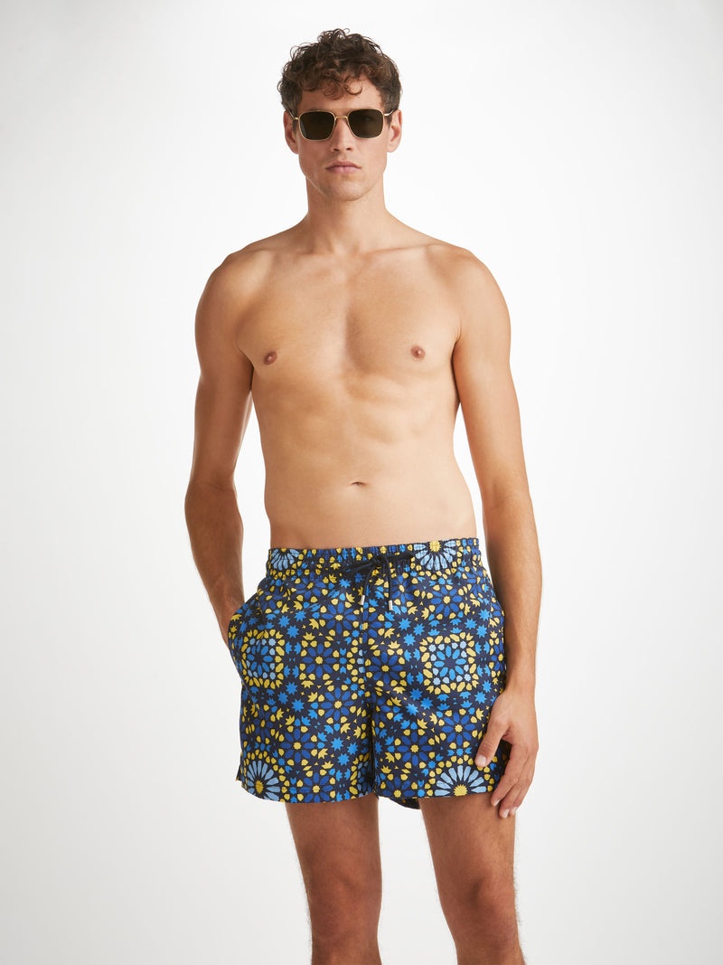 Men's Short Swim Shorts Tropez 15 Navy - 2