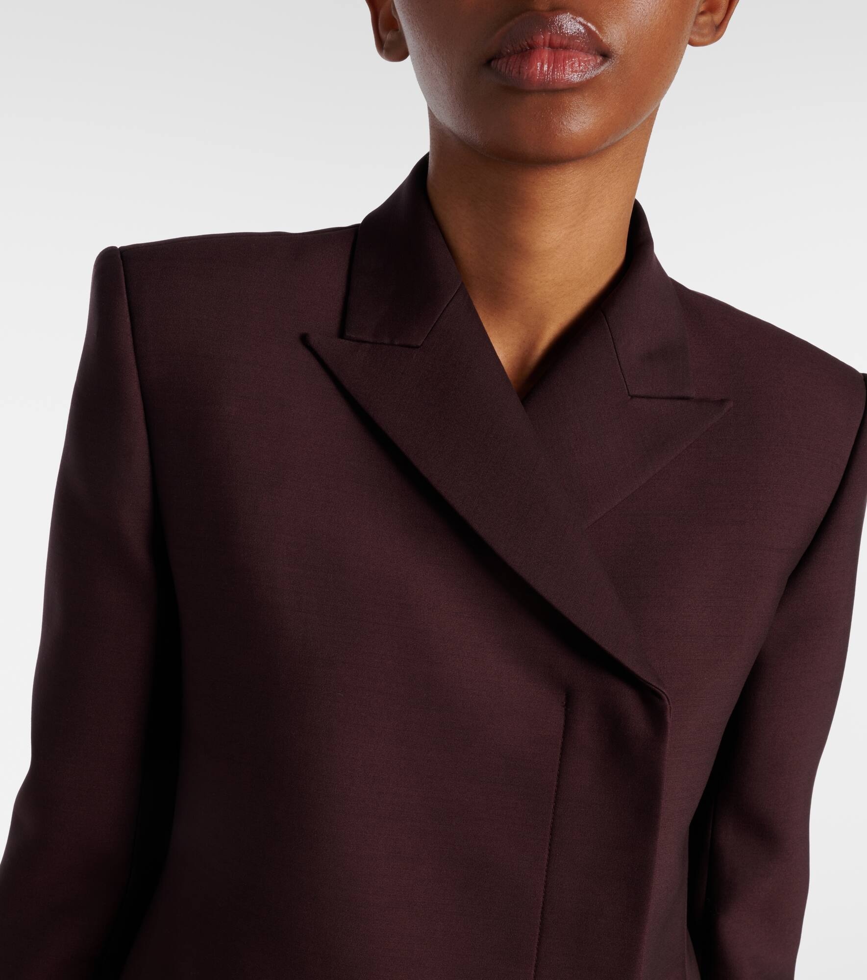 Silvannah wool and silk blazer - 4
