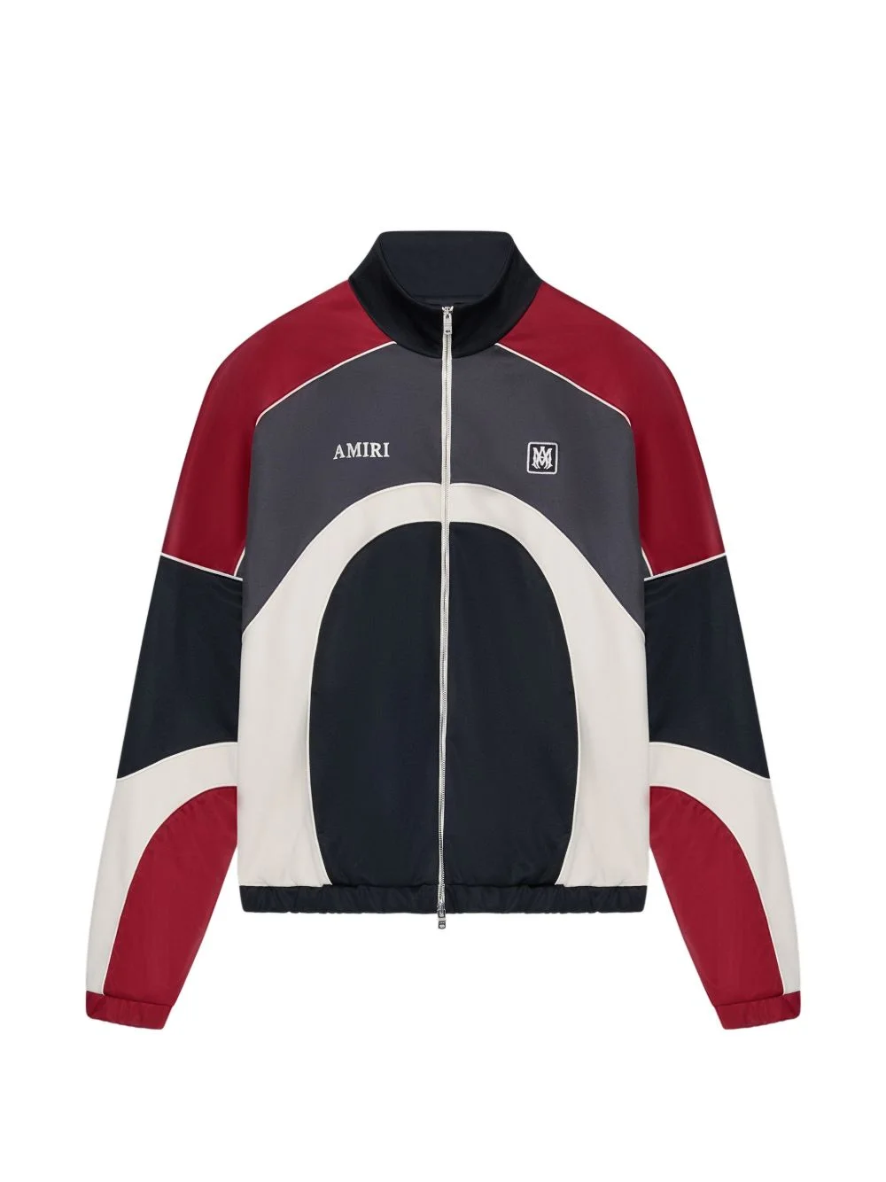 panel-design zip-fastening jacket - 1