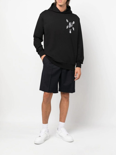 PHILIPP PLEIN skull graphic-print hoodie outlook