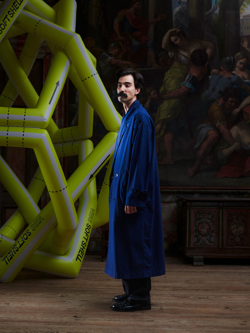 DIMOUT LONG COAT - NAVY 5