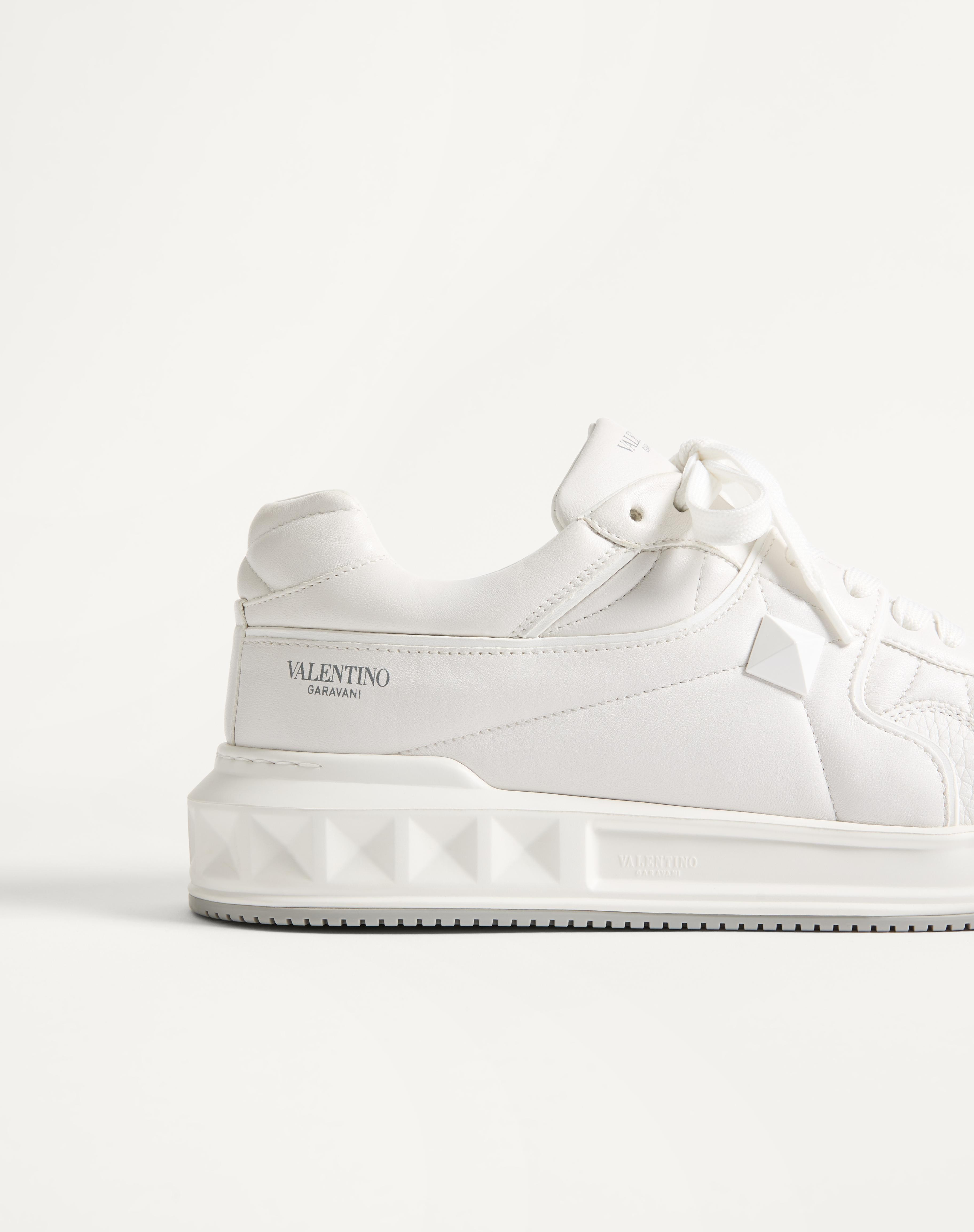 ONE STUD LOW-TOP NAPPA SNEAKER - 8