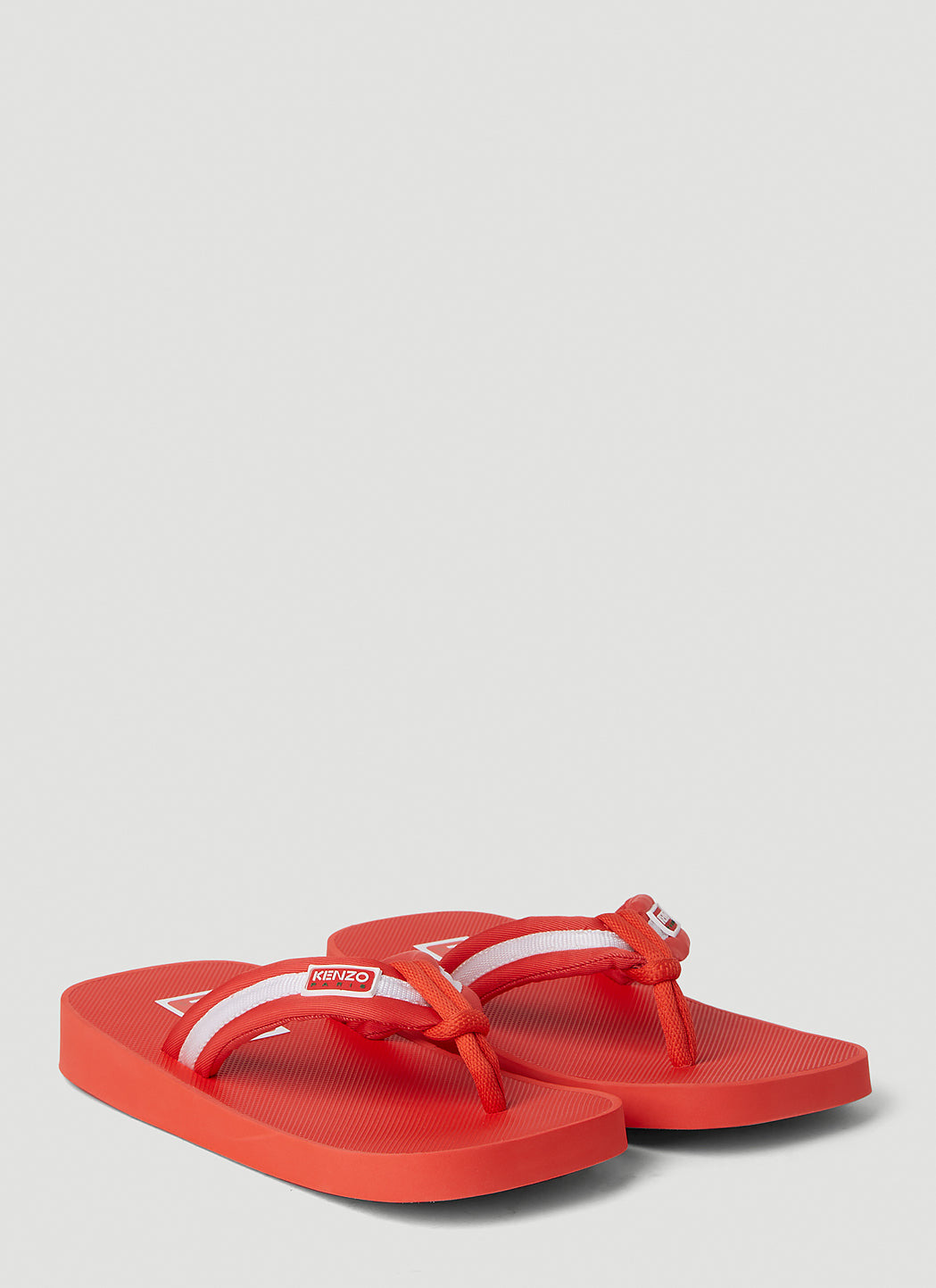 Kenzo Women Logo Patch Flip Flops - 2