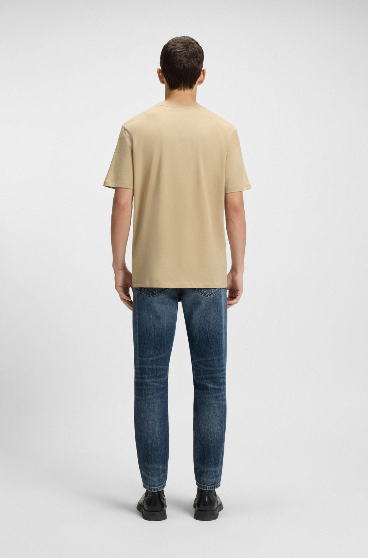 COTTON-JERSEY T-SHIRT WITH LIP ARTWORK - 5