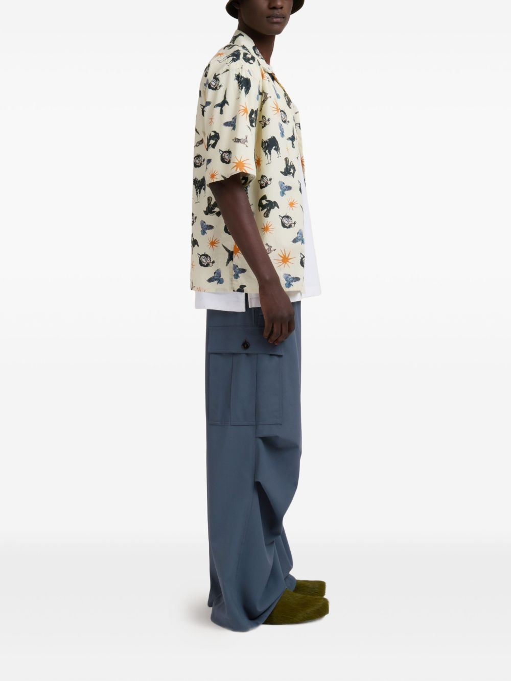 graphic print short-sleeve shirt - 5