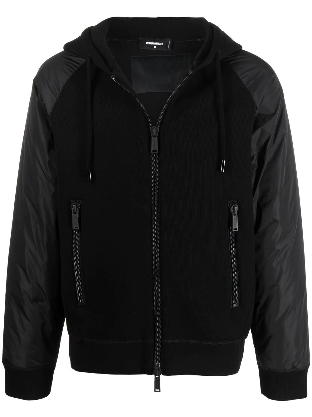 hybrid zip-up hoodie - 1