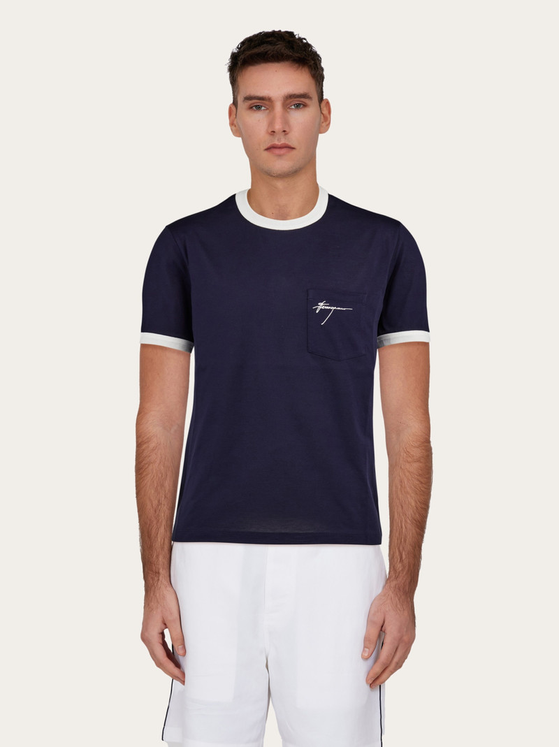 FERRAGAMO Organic cotton t-shirt outlook