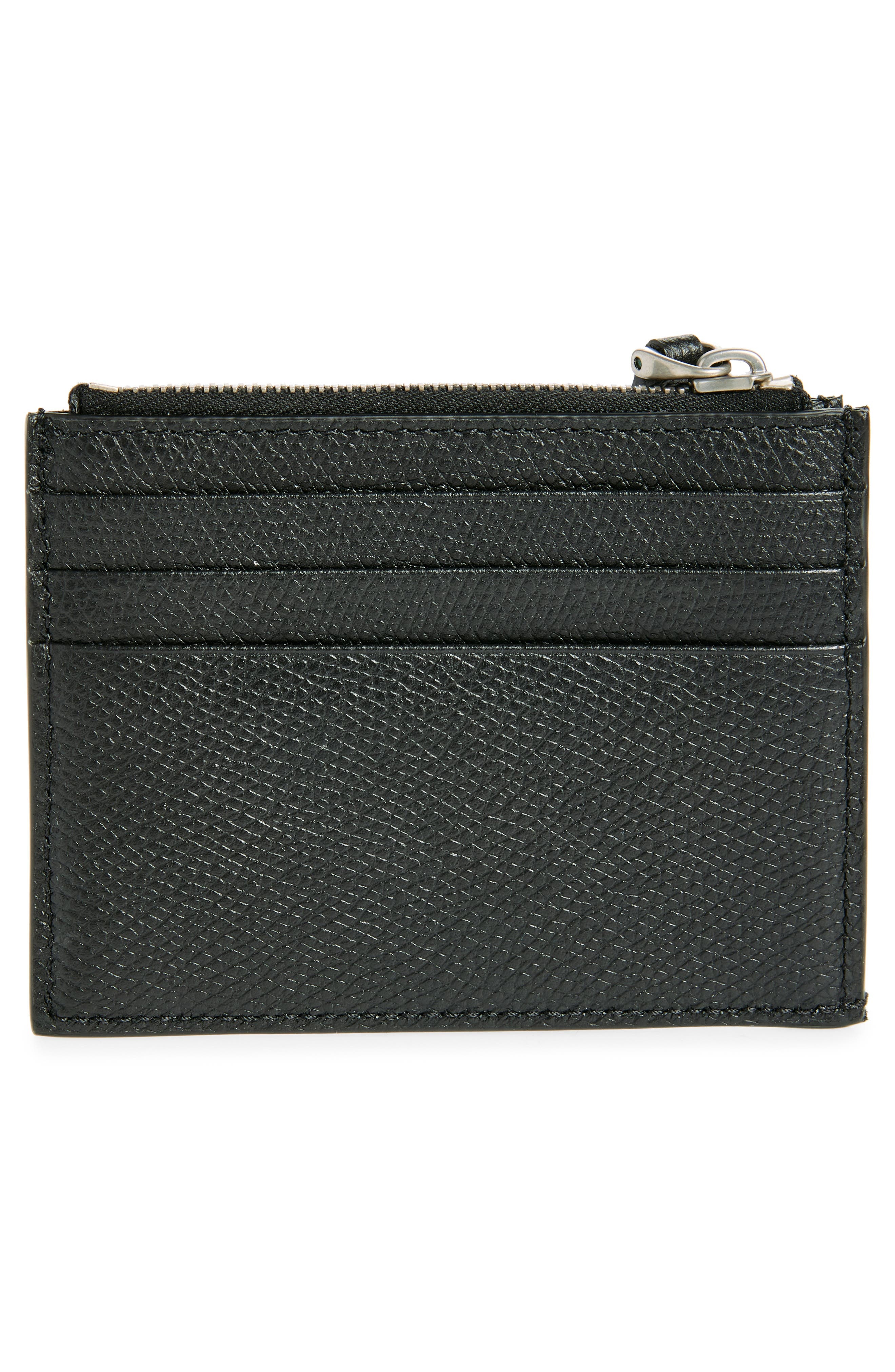 Valentino Garavani VLOGO Leather Card Case in Black at Nordstrom - 3
