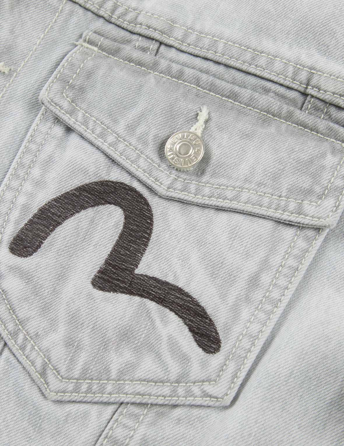 MULTI-POCKET REGULAR FIT DENIM JACKET - 5