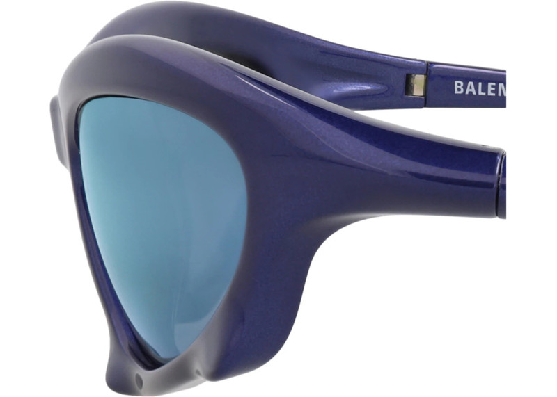 Balenciaga Shield-Frame Bio Injection Sunglasses Blue Blue Blue (BB0229S-30013404-006) 4