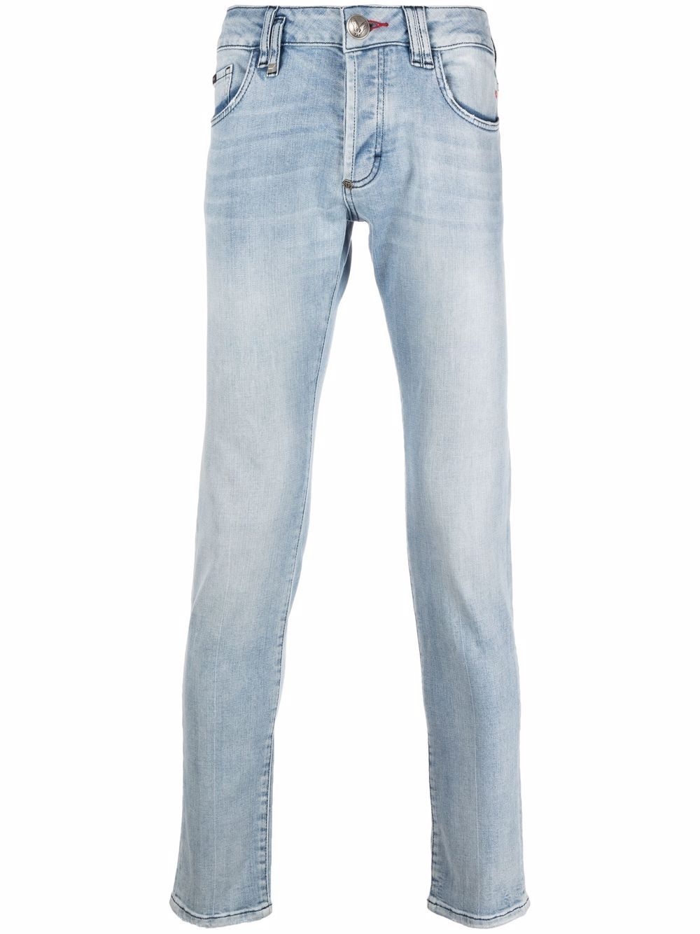 skinny-cut denim jeans - 1