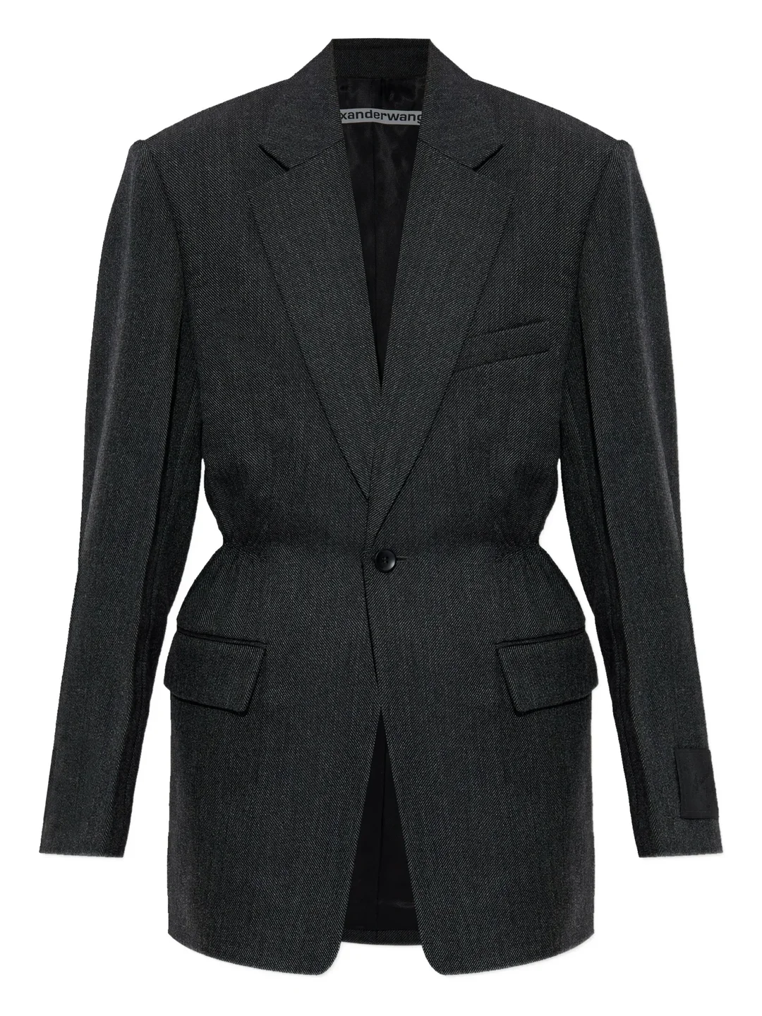 Wool Twill Oversized Blazer - 1