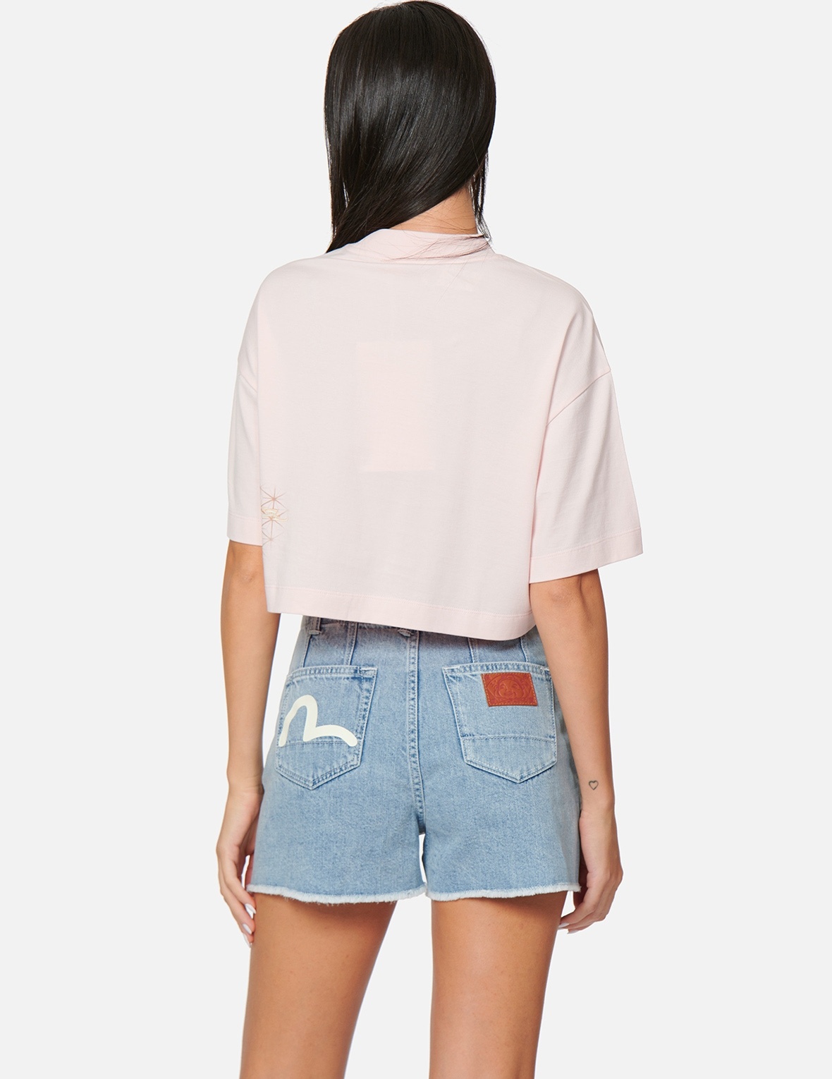 JAPANESE GRAPHICS PRINT CROPPED T-SHIRT - 4