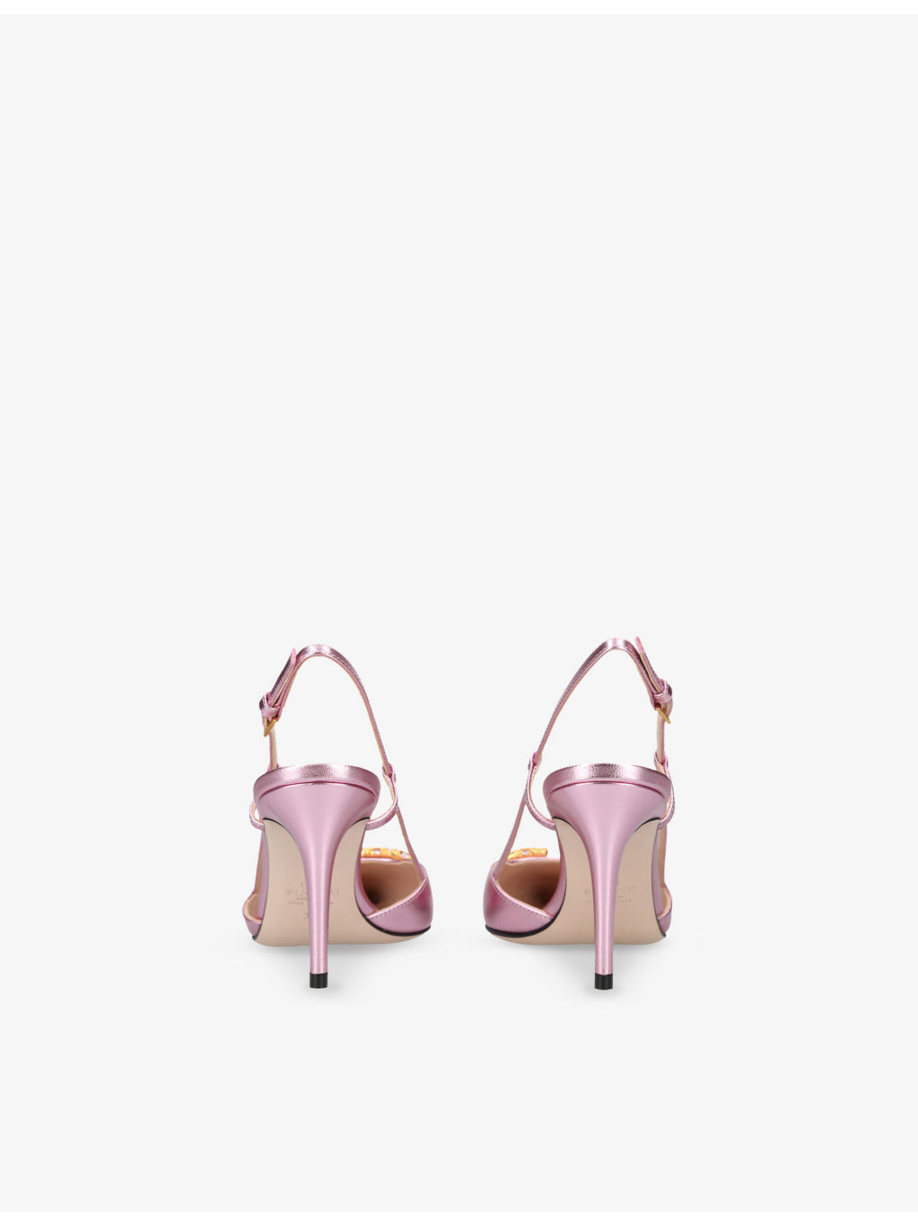 VLogo 80 Slingback Leather Heeled Courts - 4