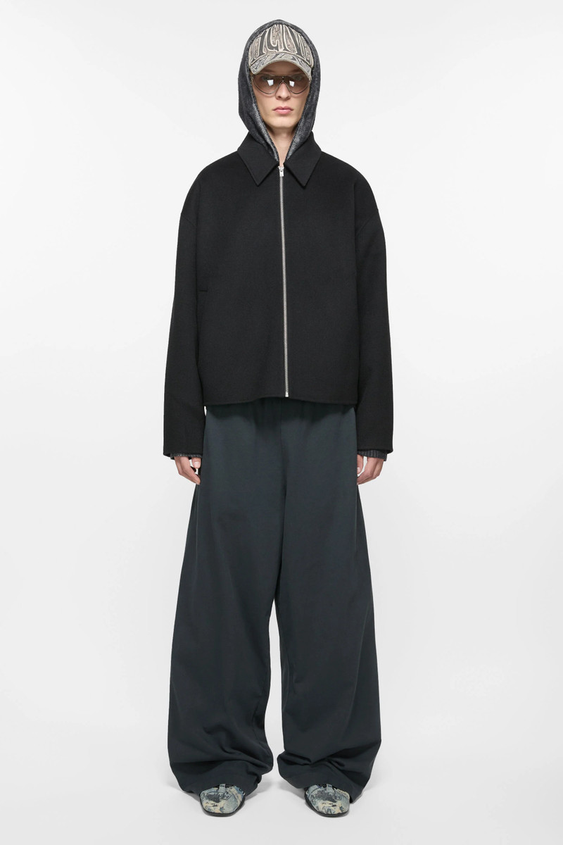 Acne Studios Wool zipper jacket - Black outlook