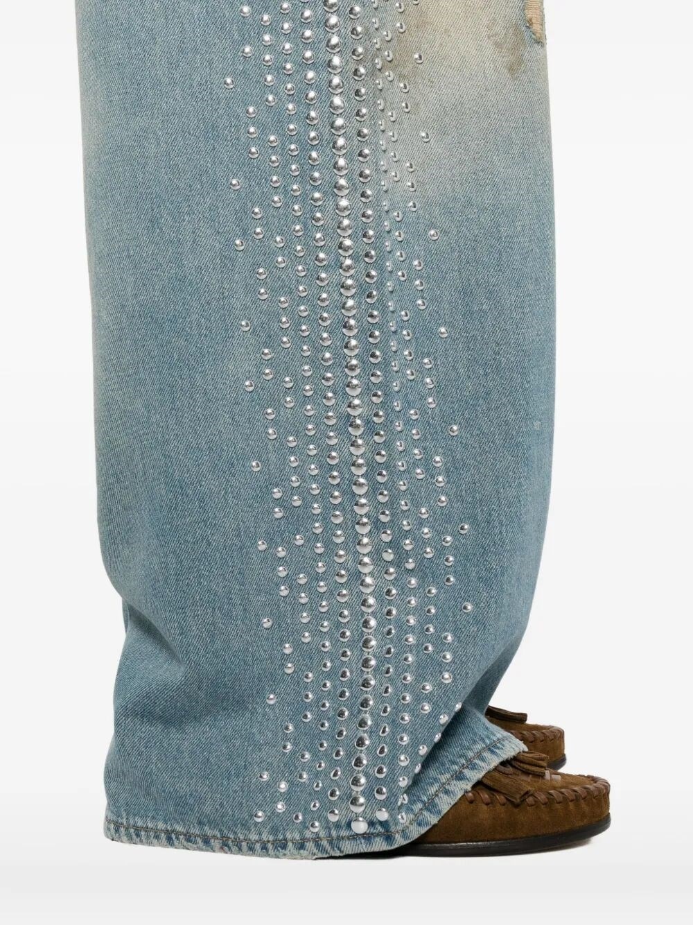 `Journey` `Melody` Boyfriend Jeans With Studs On Side - 4