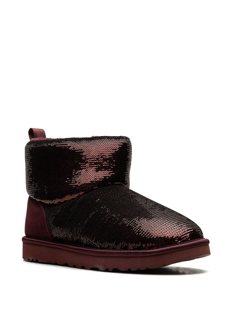 UGG Classic Mini Mirror Ball "Wild Grape" boots outlook