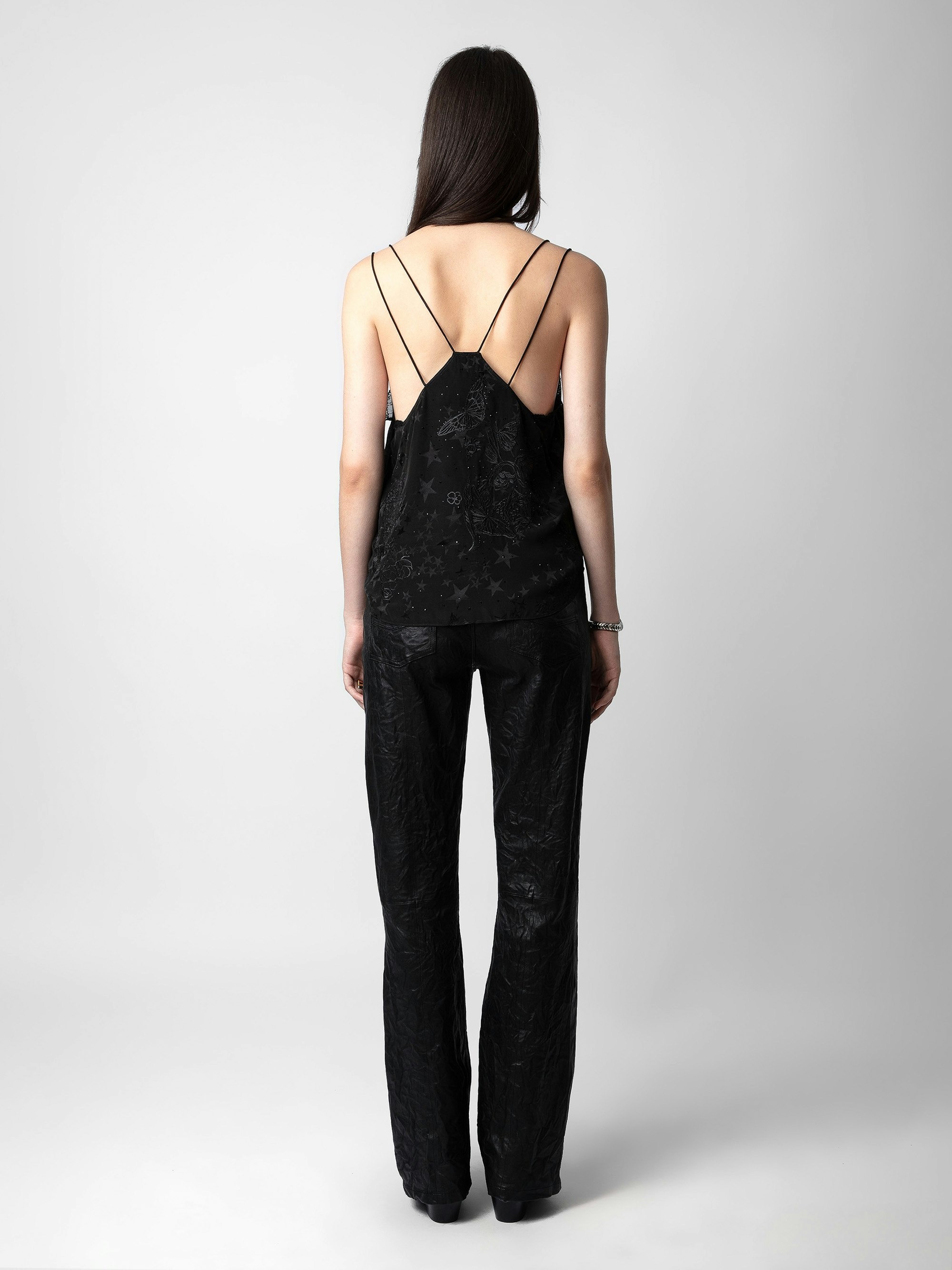 Capela Jacquard Silk Camisole - 3