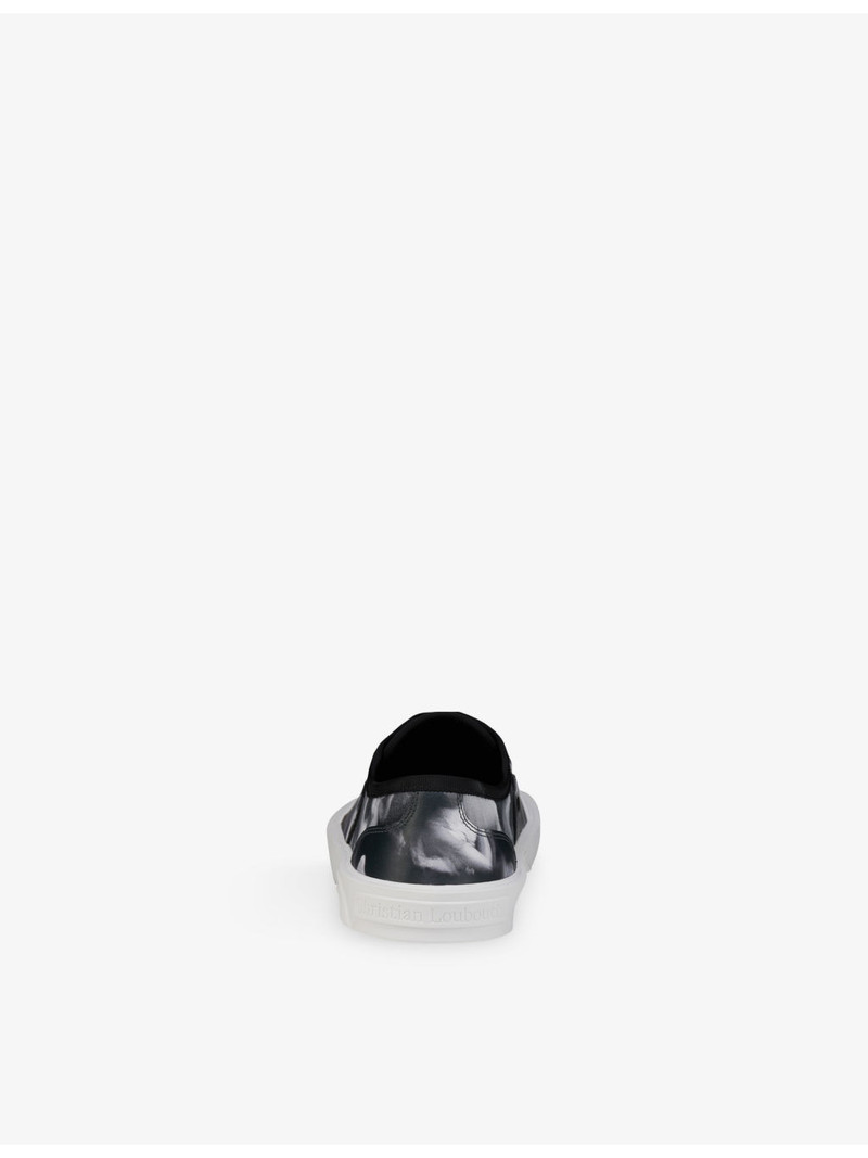Christian Louboutin Tactical Skate Leather And Canvas Trainers outlook