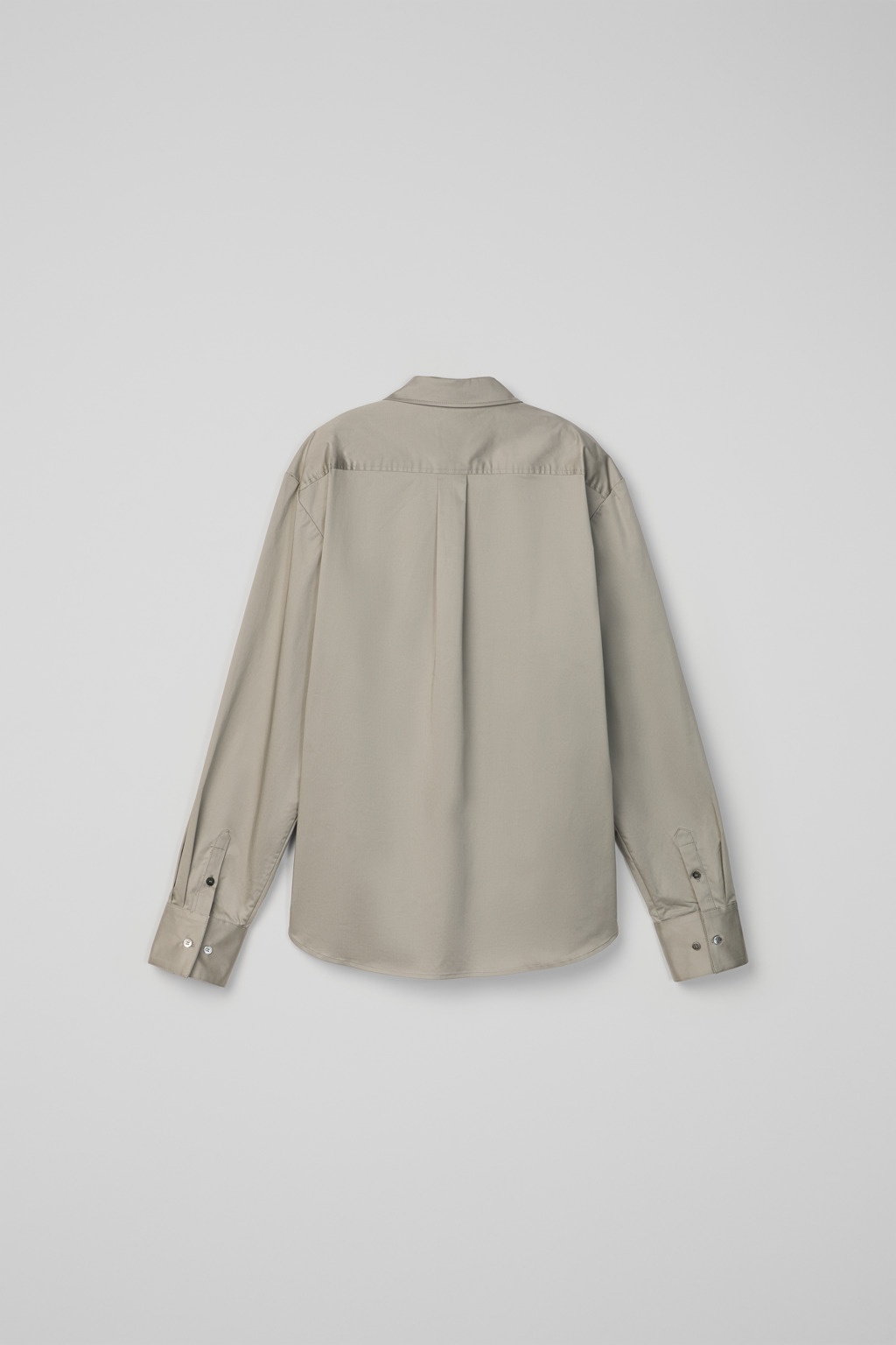 Gray Cotton Shirt - 4