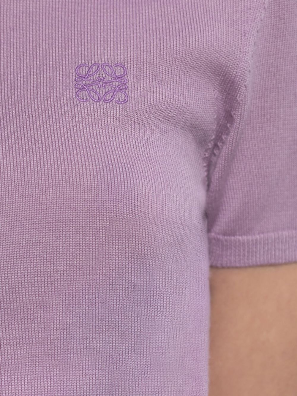 fine-ribbed polo shirt - 5