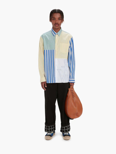 JW Anderson ANCHOR PATCHWORK CLASSIC SHIRT outlook