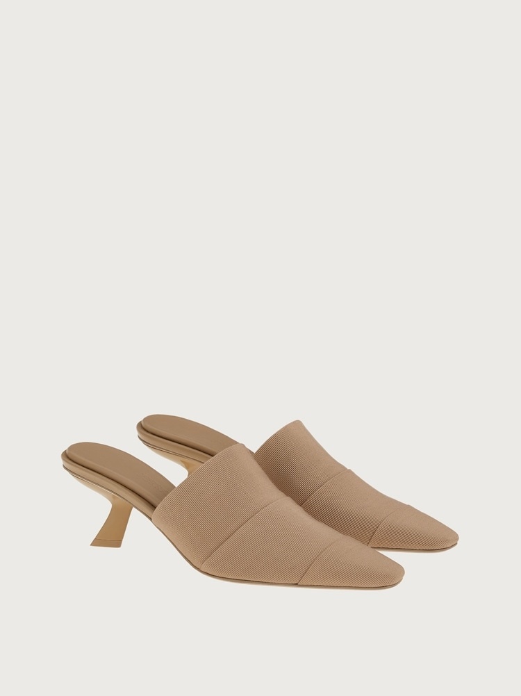 UNDERSTATED GROS-GRAIN MULES - 5
