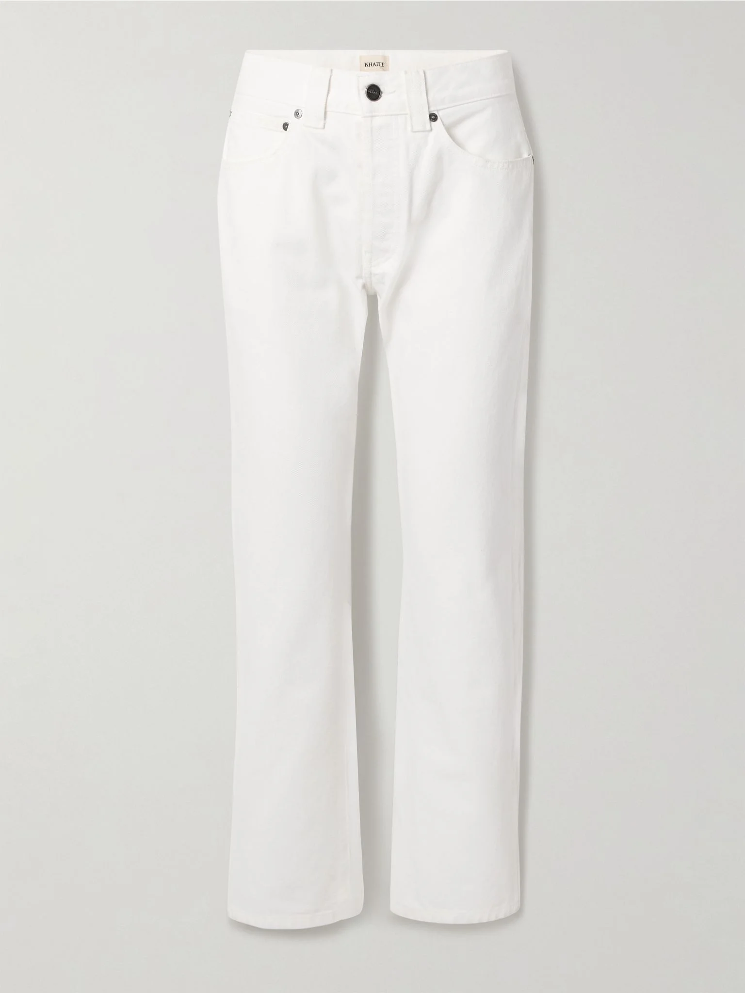 Callum mid-rise straight-leg jeans White - 1