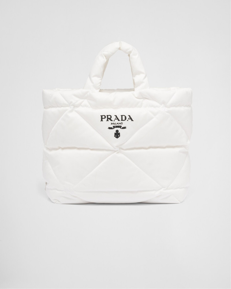 Padded Re-Nylon tote bag 1