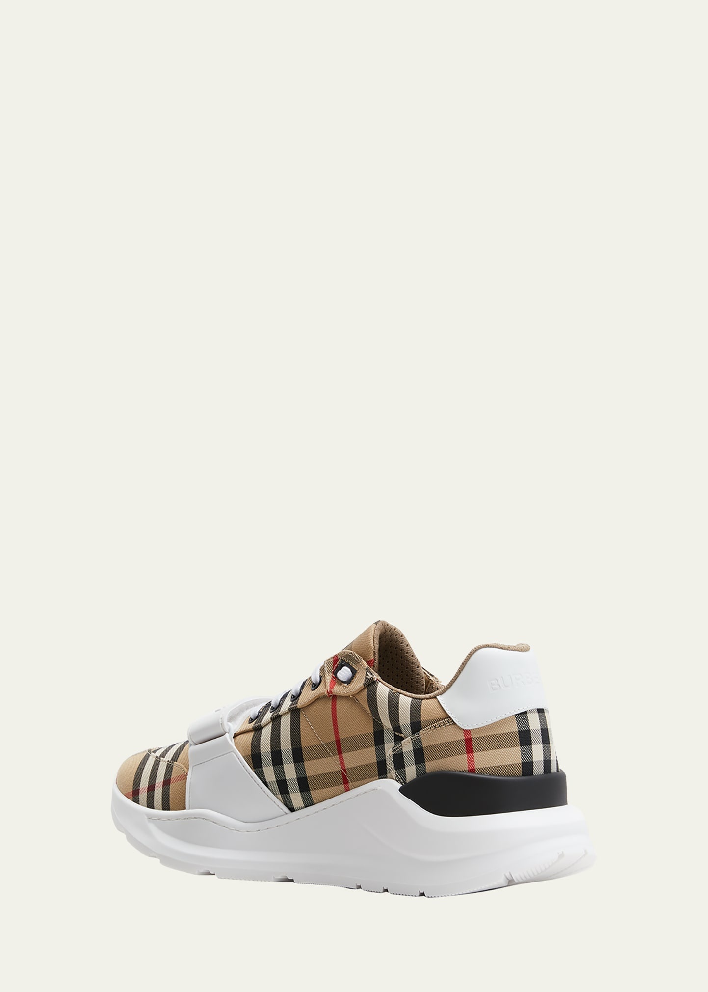 Men's Vintage Check Canvas Low-Top Sneakers - 4