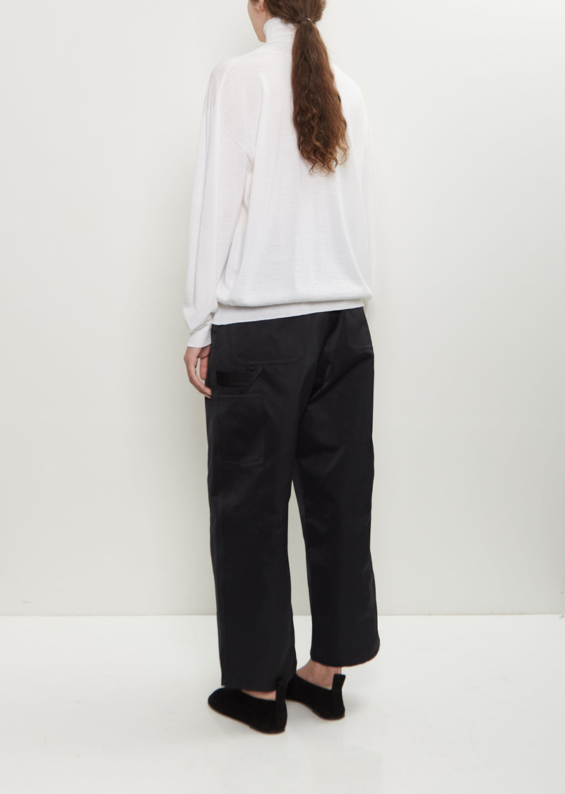 SOFIE D'HOORE Maffei Wool Turtleneck Pullover — Off White outlook