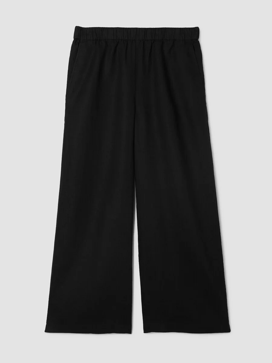 Organic Linen Wide-Leg Pant - 1