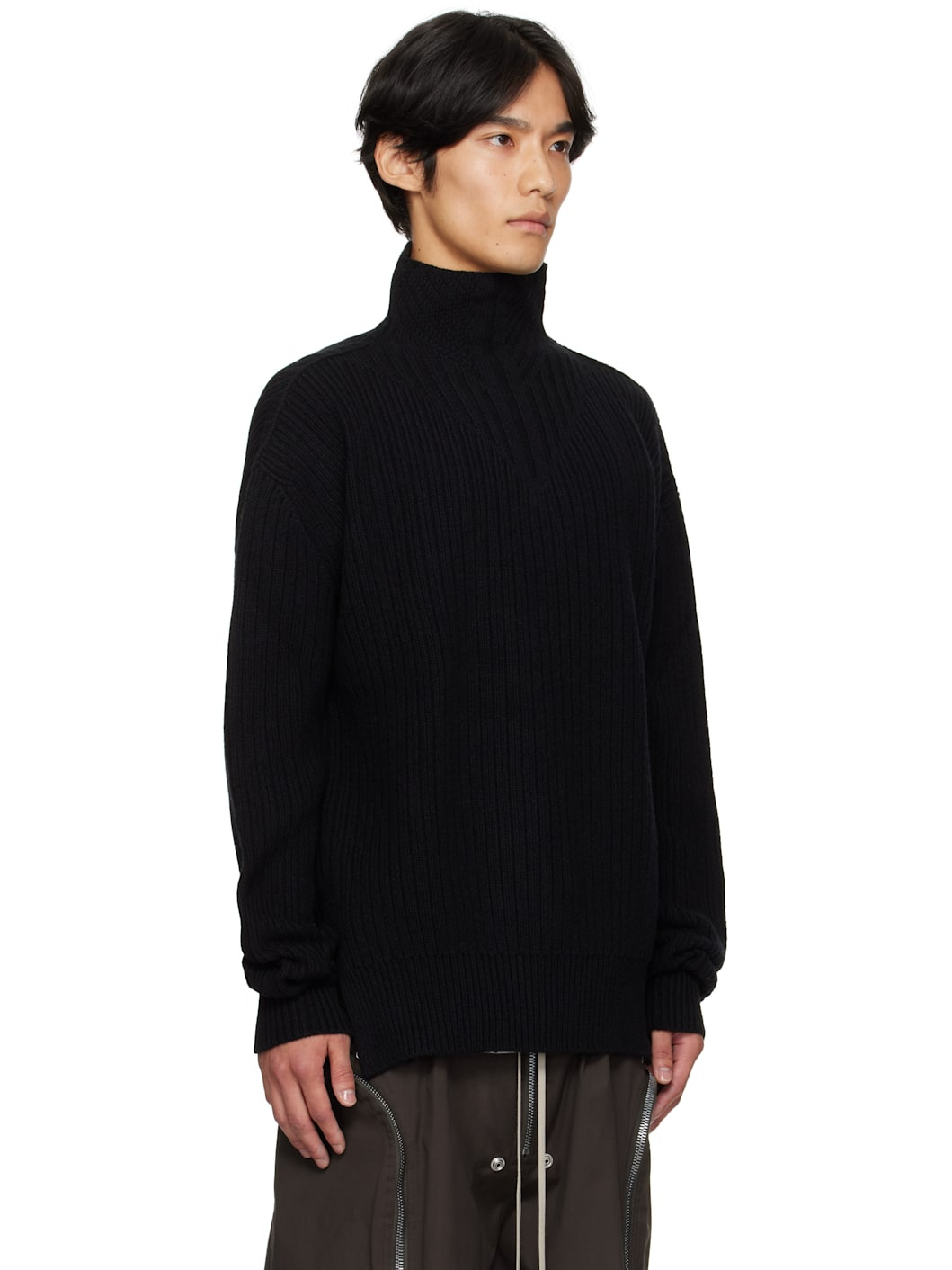 Black Concordians Turtle Neck Sweater - 2