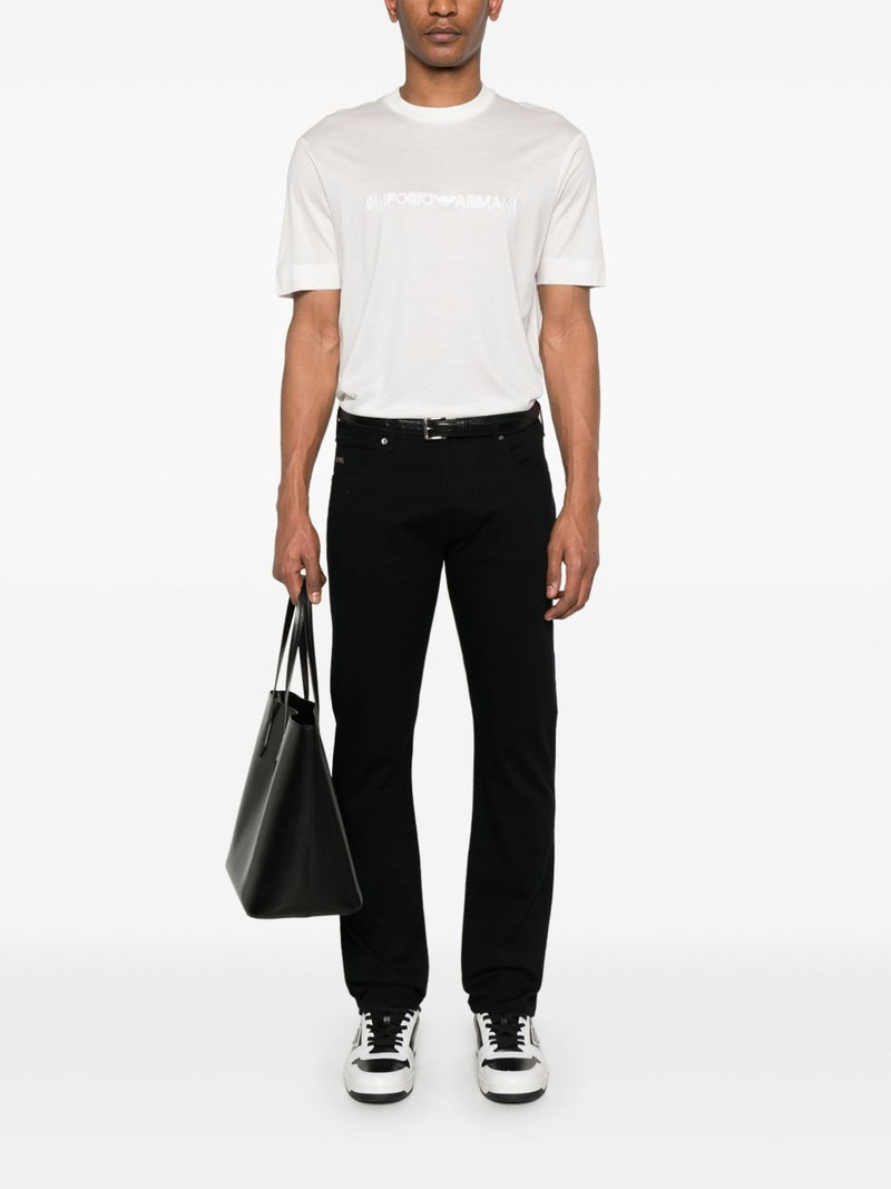 EMPORIO ARMANI logo-embroidered T-shirt outlook