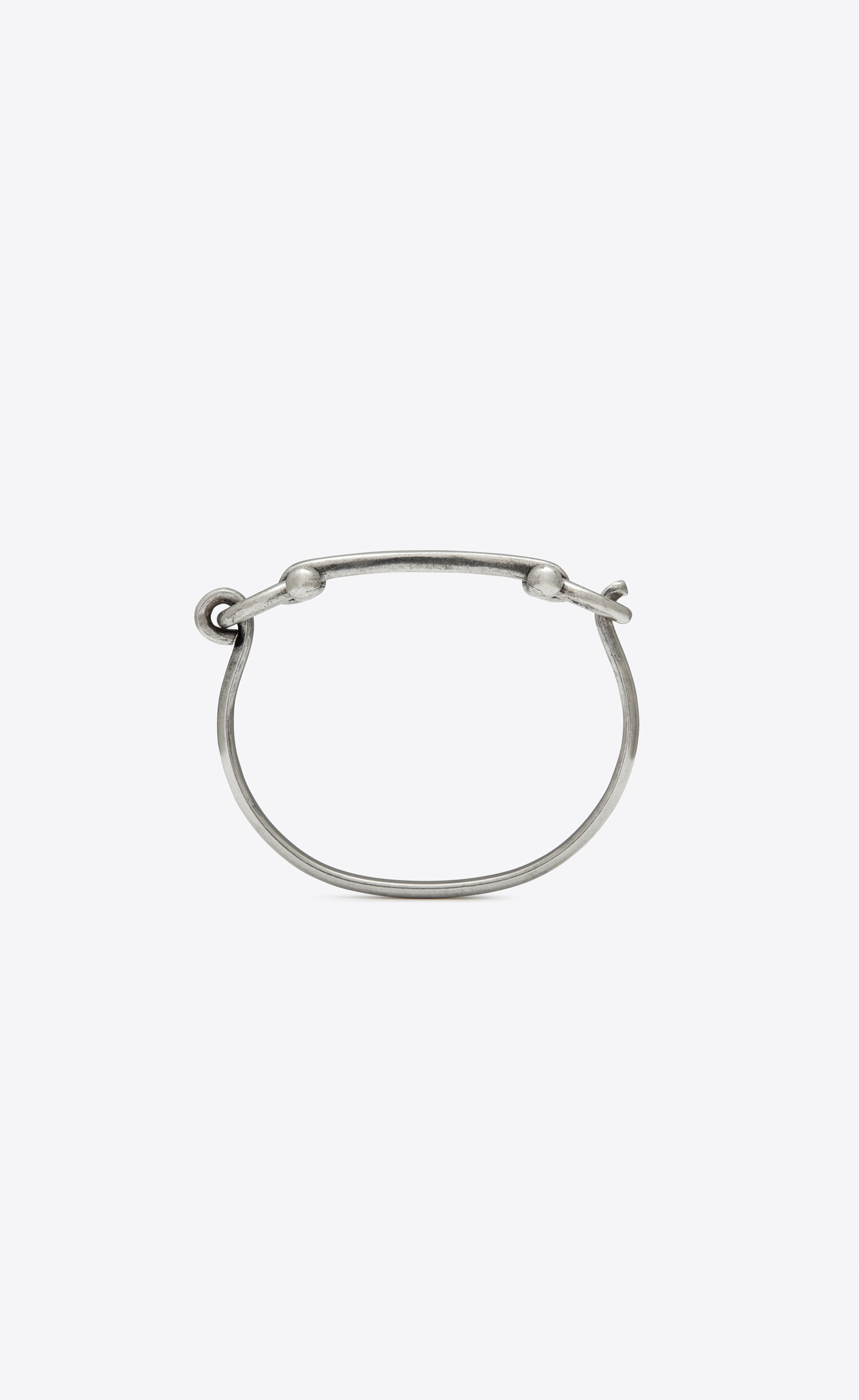 double omega bar bracelet in metal - 2