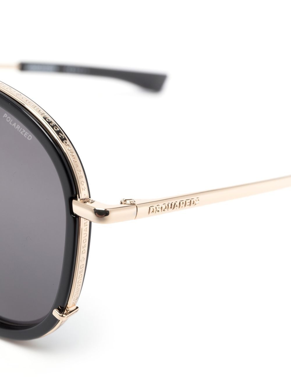 pilot-frame logo-debossed sunglasses - 3