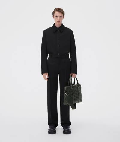 Bottega Veneta slim classic intrecciato briefcase outlook