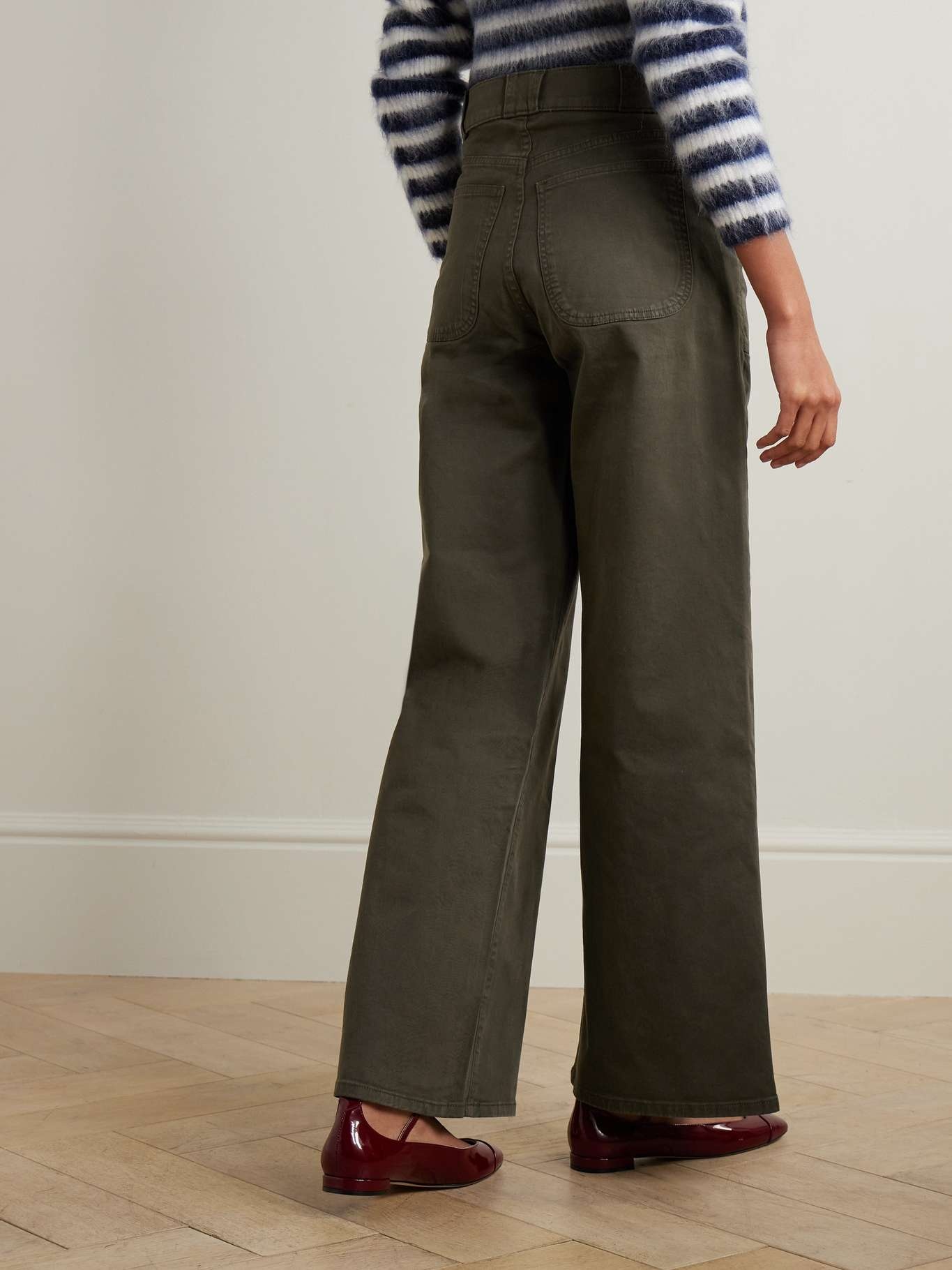 Modern Pocket cotton-blend wide-leg cargo pants - 3